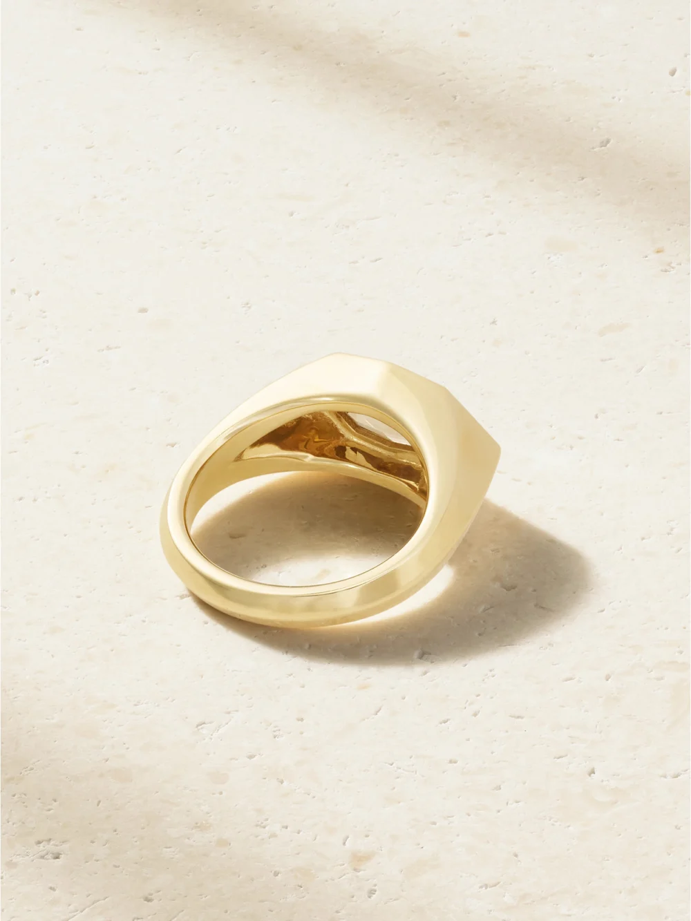 Back view of the Lucy Delius Insignia 18-karat Gold Diamond Ring