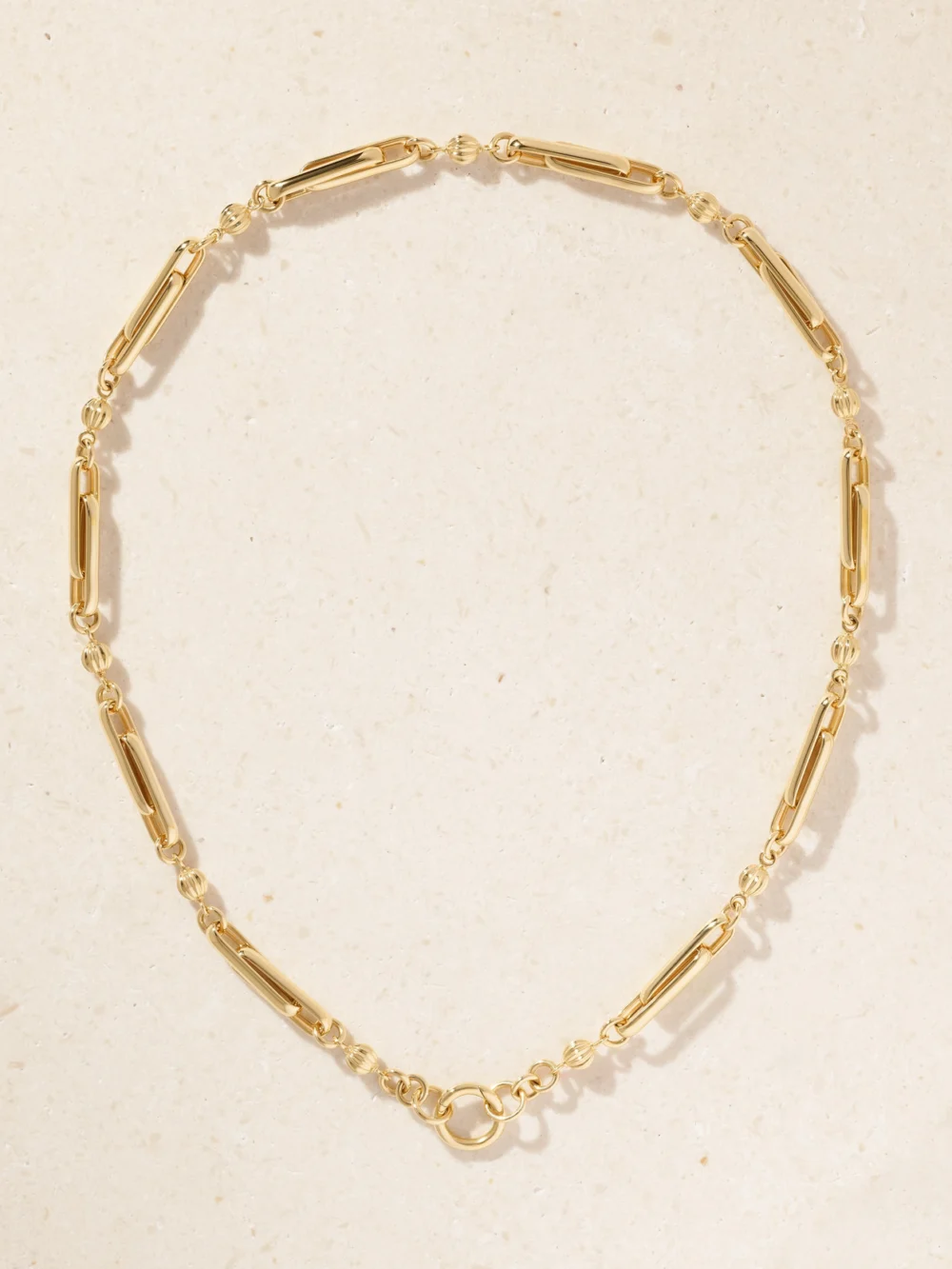 Lucy Delius Stirrup 14-karat Gold Necklace