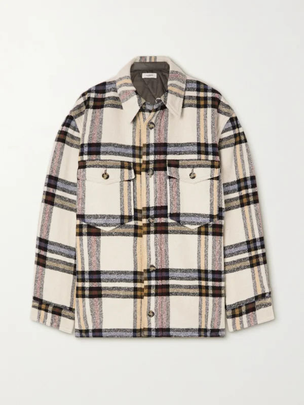 Marant Étoile Ervey Checked Flannel Jacket