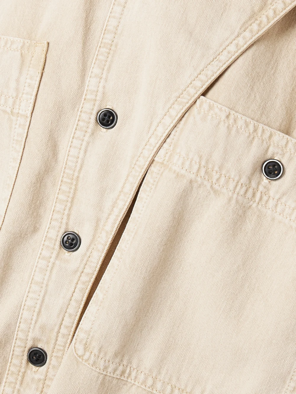 Close-up detail of the Marant Étoile Idany Denim Jumpsuit