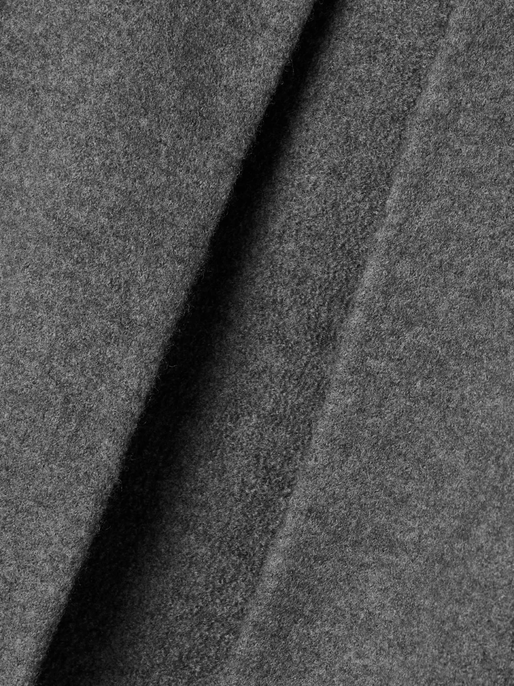 Close-up detail of the Maria McManus Scarf-detailed Merino Wool-felt Coat