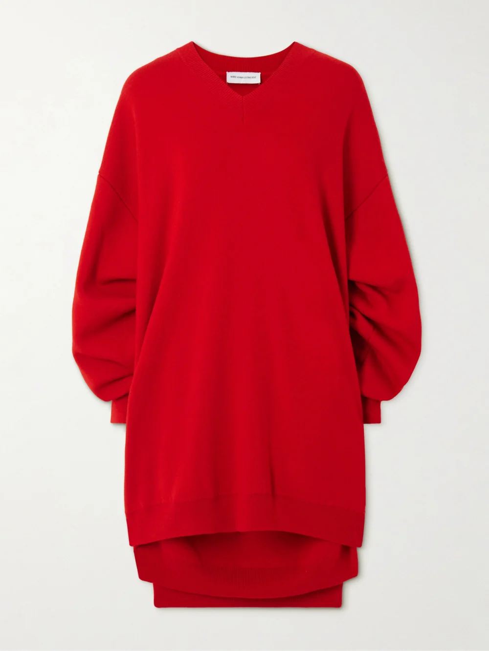 Marie Adam-Leenaerdt Layered Wool Mini Dress