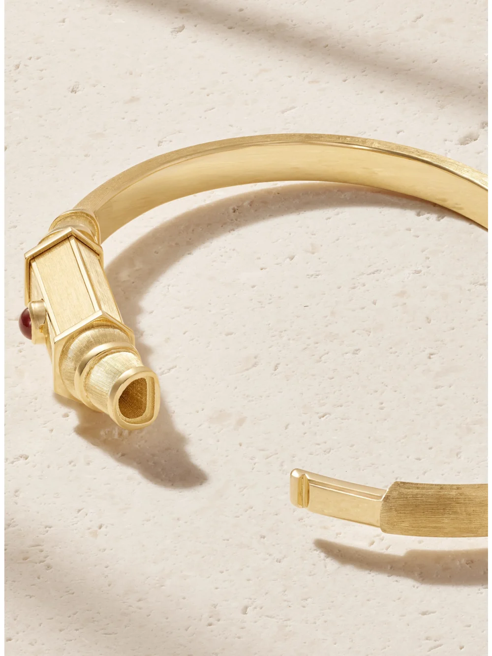 Back view of the Marie Lichtenberg 18-karat Gold Ruby Bracelet