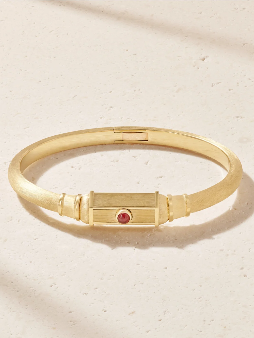 Marie Lichtenberg 18-karat Gold Ruby Bracelet in red