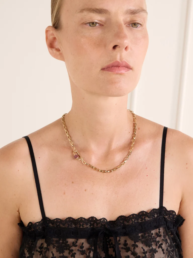Marla Aaron Biker 14-karat Gold Chain Necklace