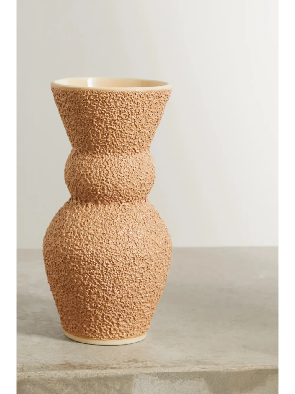 Back view of the Marloe Marloe Lucie Glazed Ceramic Vase