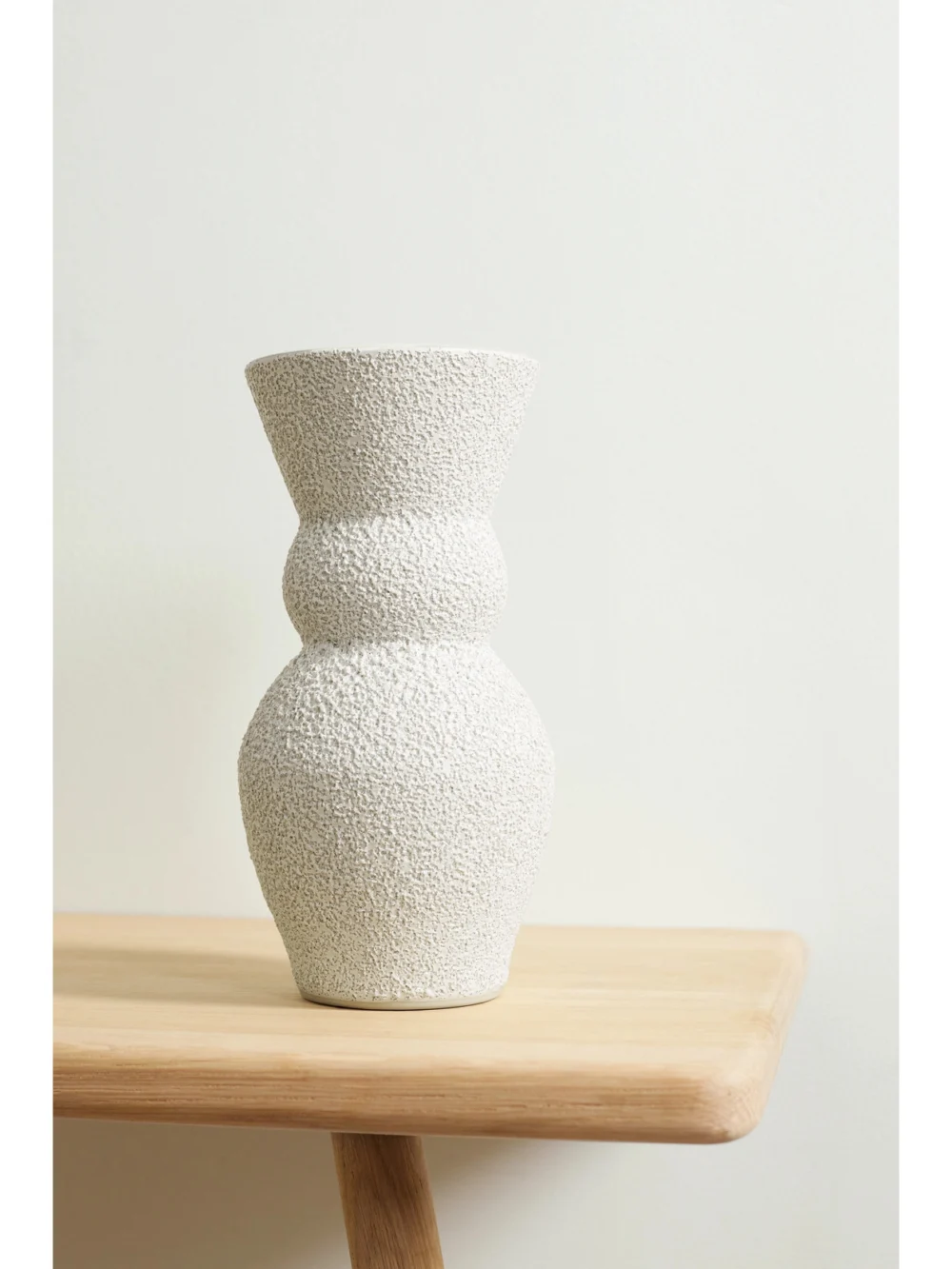 Marloe Marloe Lucie Glazed Ceramic Vase in beige