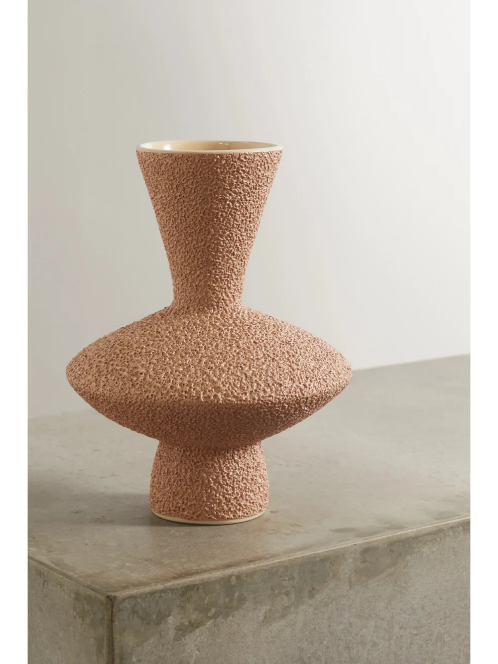 Back view of the Marloe Marloe Stevie Glazed Ceramic Vase