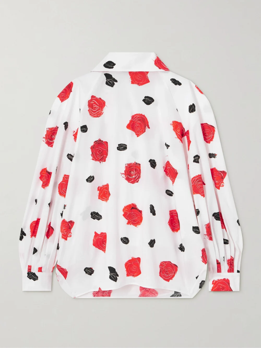 Marni Oversized Poplin Blouse in white