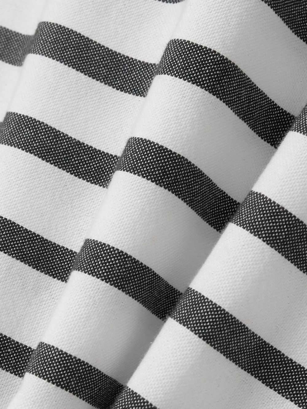 Close-up detail of the Marrakshi Life Striped Cotton-blend Maxi Dress