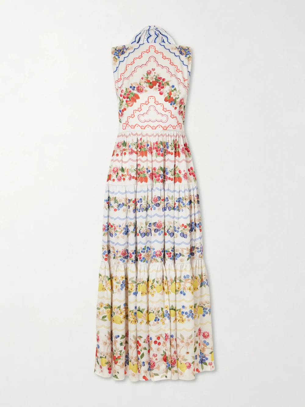 Mary Katrantzou Sophia Floral-print Woven Maxi Dress in multi
