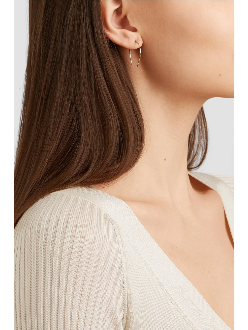 Melissa Joy Manning 14-karat Gold Earrings, styled view