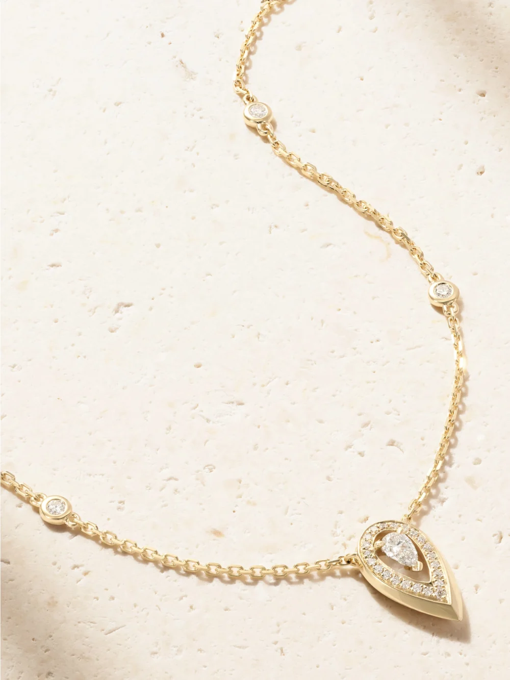 Messika Fiery 18-karat Gold Diamond Necklace