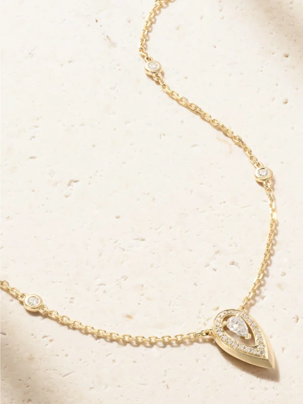 Messika Fiery 18-karat Gold Diamond Necklace