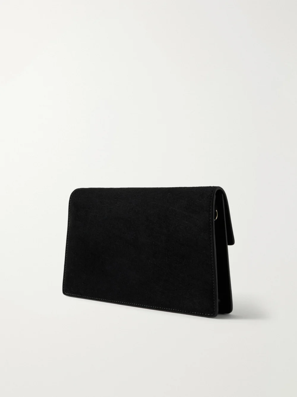 Back view of the Métier Parallel 22 Small Suede Shoulder Bag