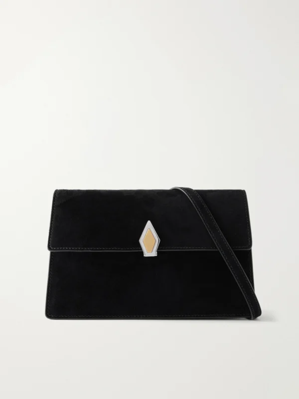 Métier Parallel 22 Small Suede Shoulder Bag