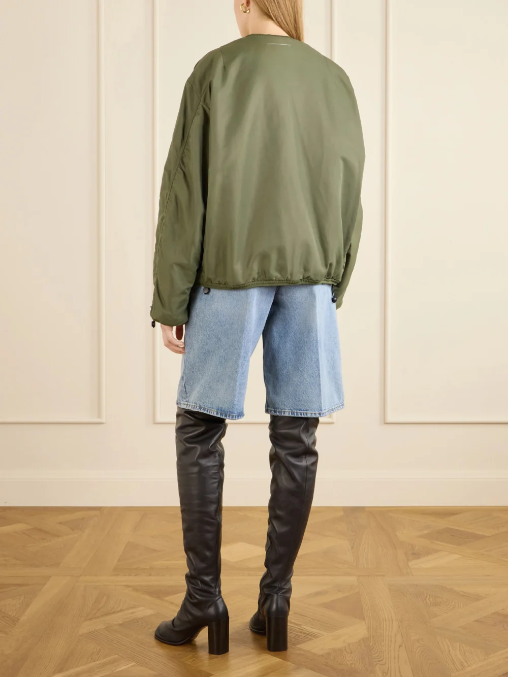 Back view of the MM6 Maison Margiela Shell Jacket
