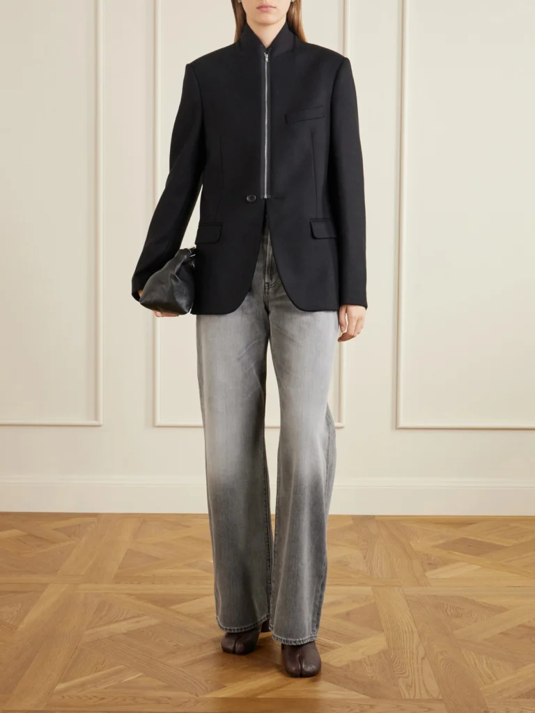 MM6 Maison Margiela Wool-blend Zip-up Blazer