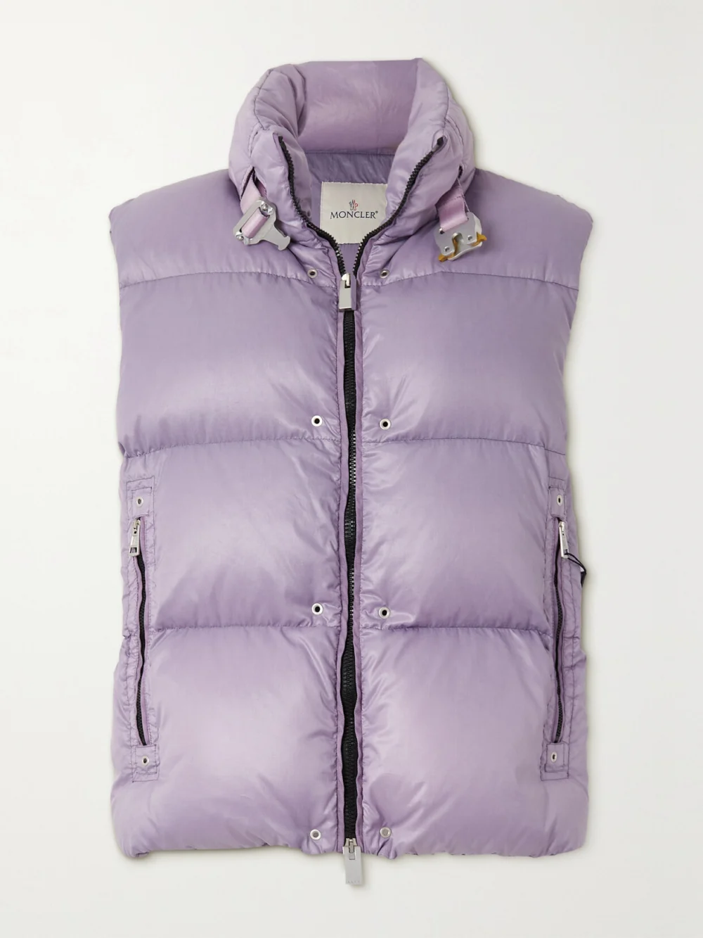 Moncler Genius + 1017 Alyx 9sm Islote Quilted Shell Down Vest in lavender