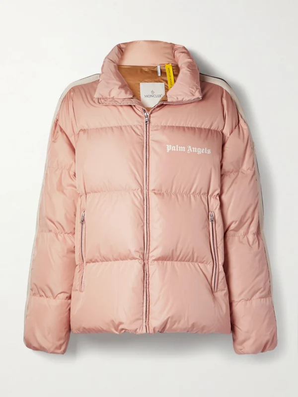 Moncler Genius + Palm Angels Rodman Striped Quilted Shell Down Jacket
