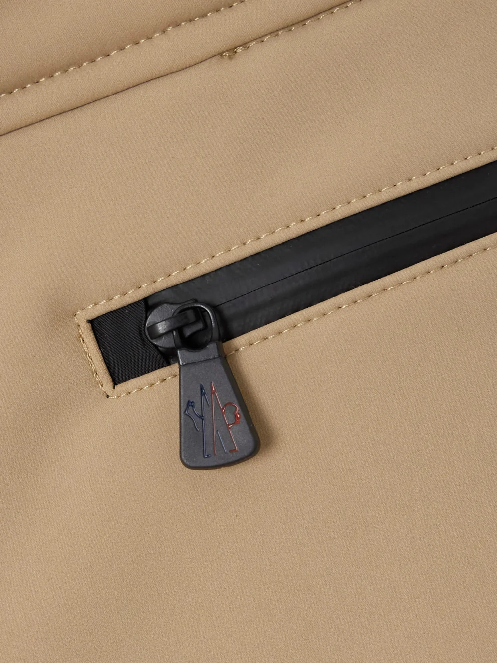 Close-up detail of the Moncler Grenoble Straight-leg Ski Pants