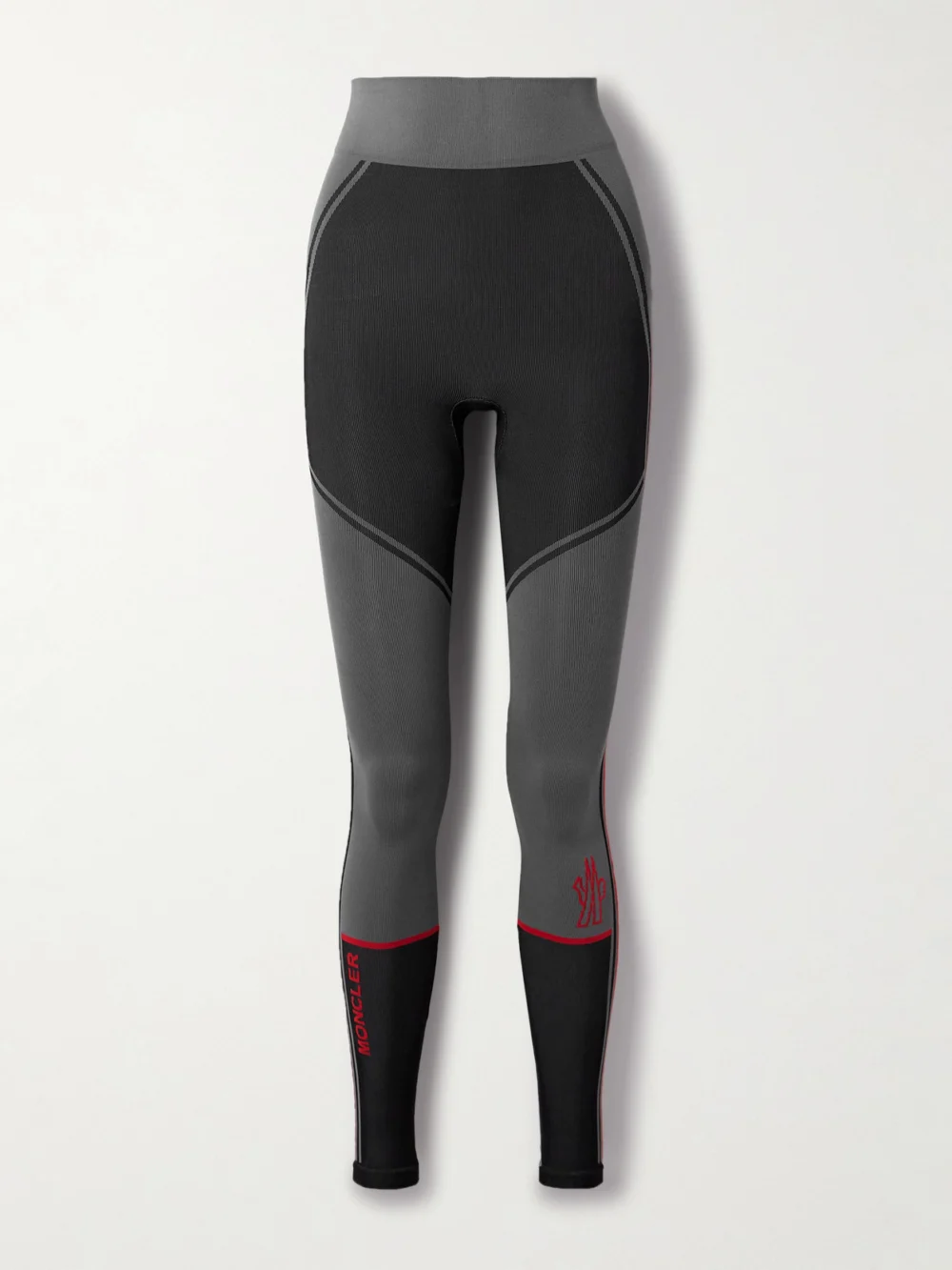 Moncler Grenoble Stretch-knit Leggings in black