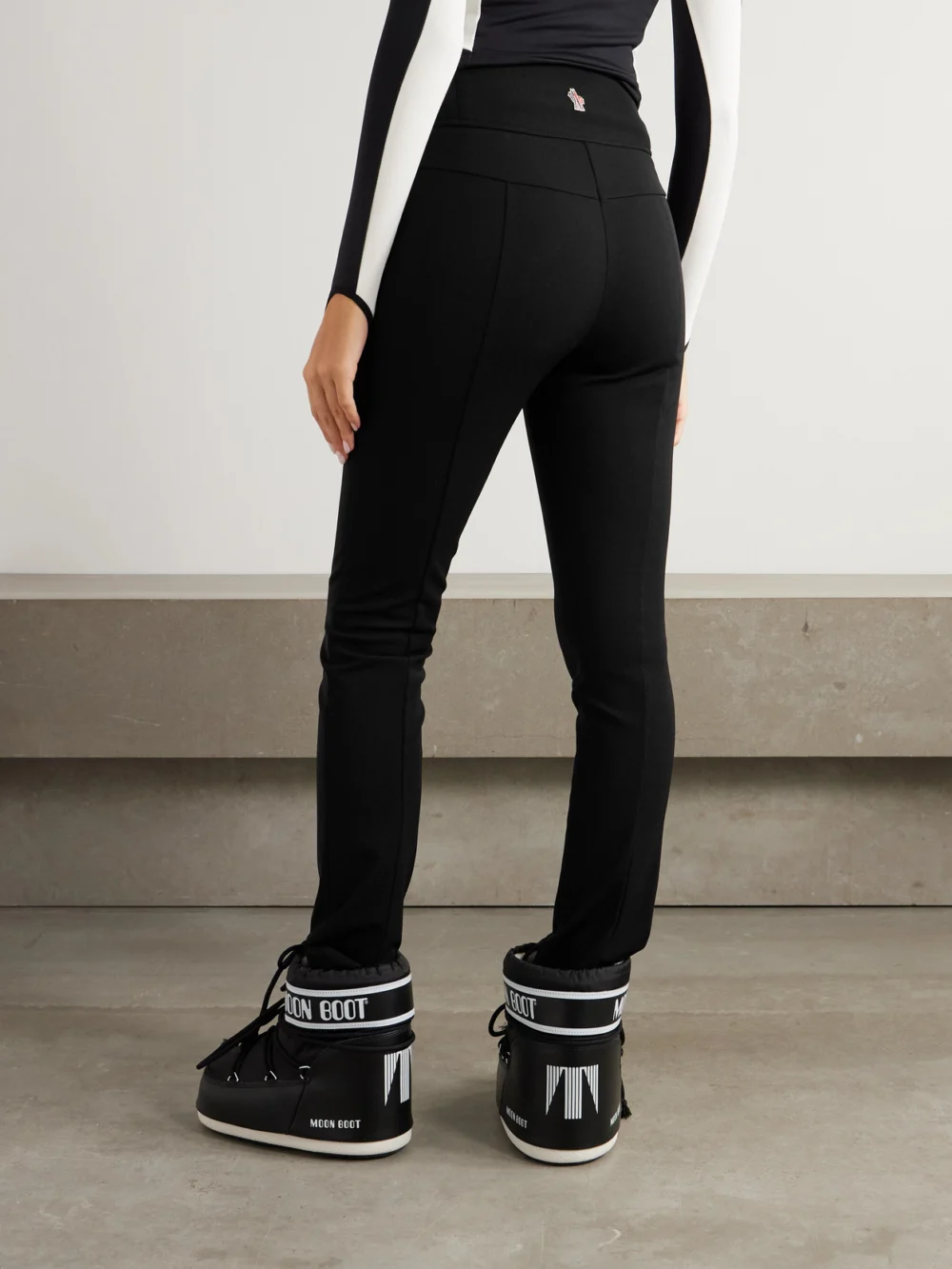 Back view of the Moncler Grenoble Tech-twill Tapered Ski Pants