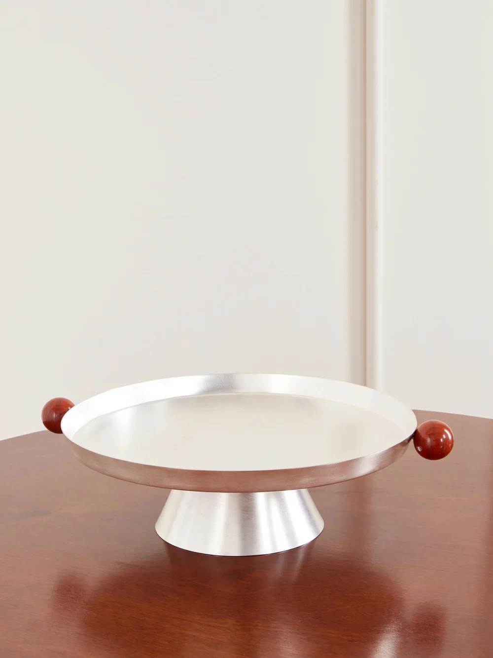 Natalia Criado Silver-plated and Stone Cake Stand
