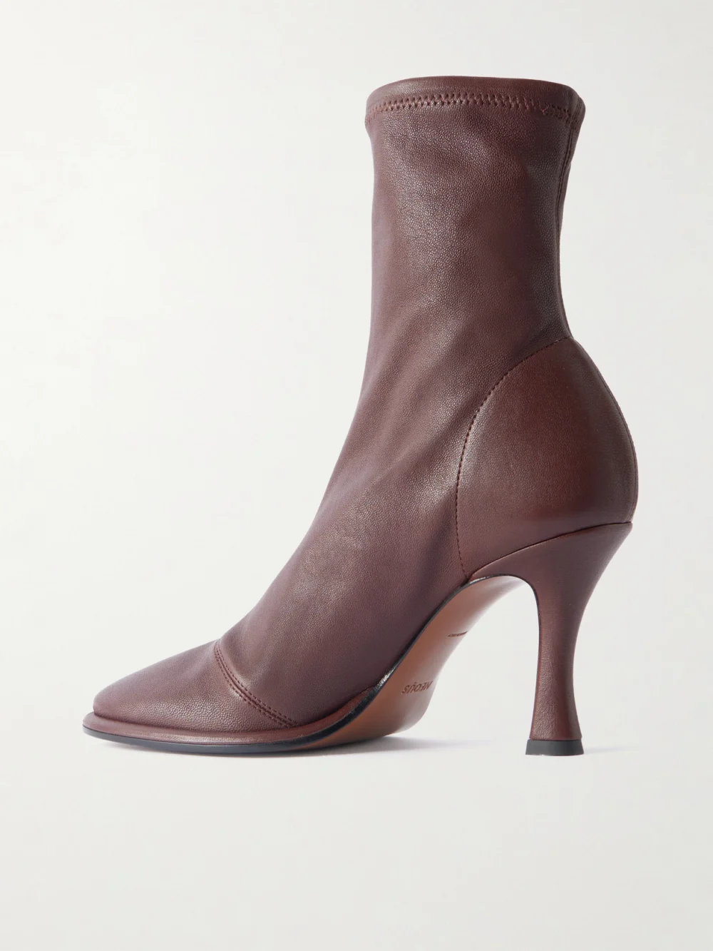 Back view of the Neous Lea Leather Ankle Boots