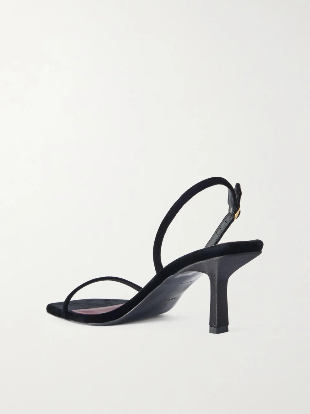 Back view of the Neous Noqui Velvet Sandals