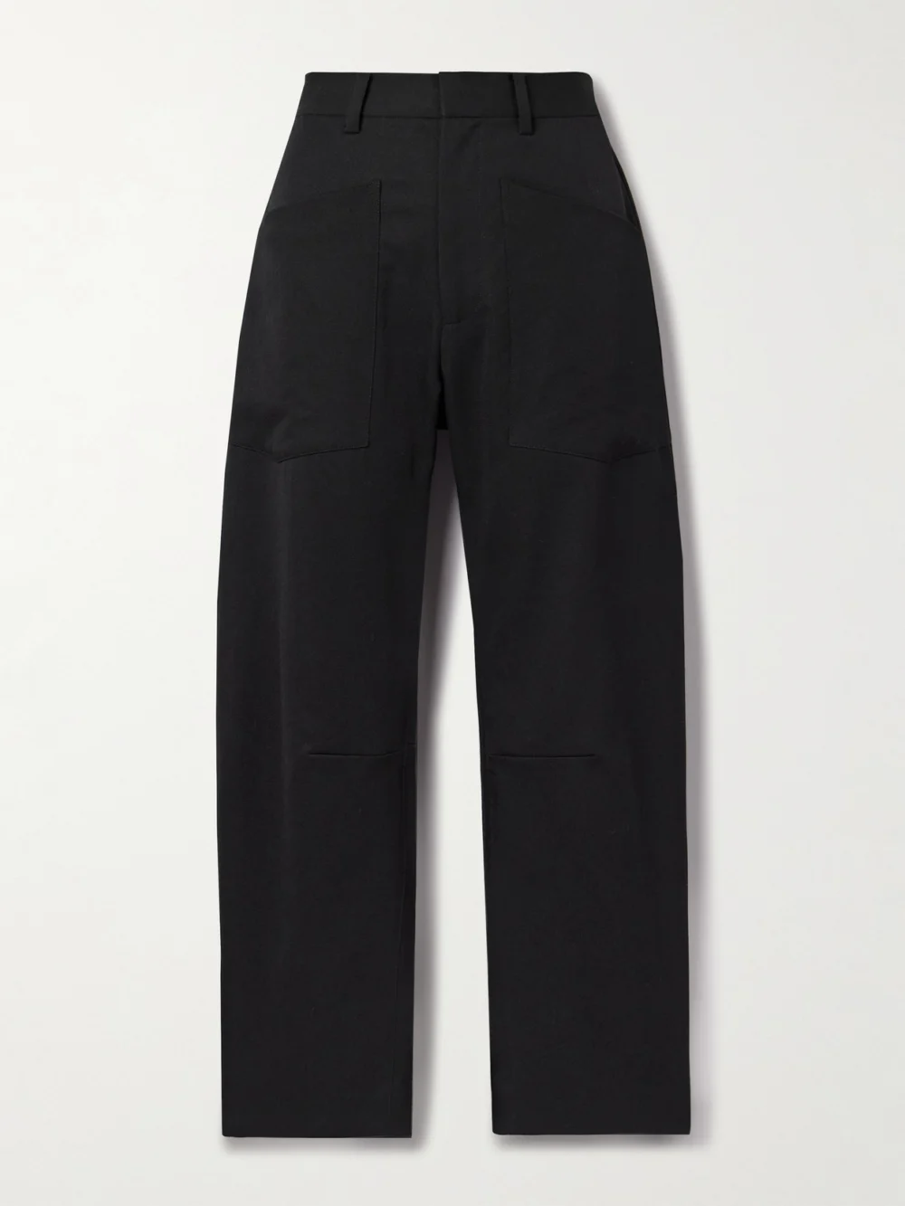Nili Lotan Shon Wool-twill Tapered Pants in black