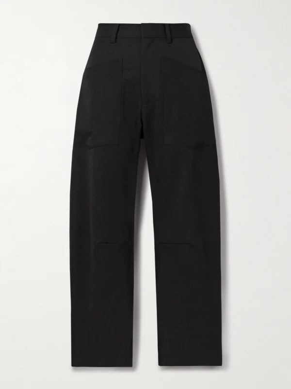 Nili Lotan Shon Wool-twill Tapered Pants