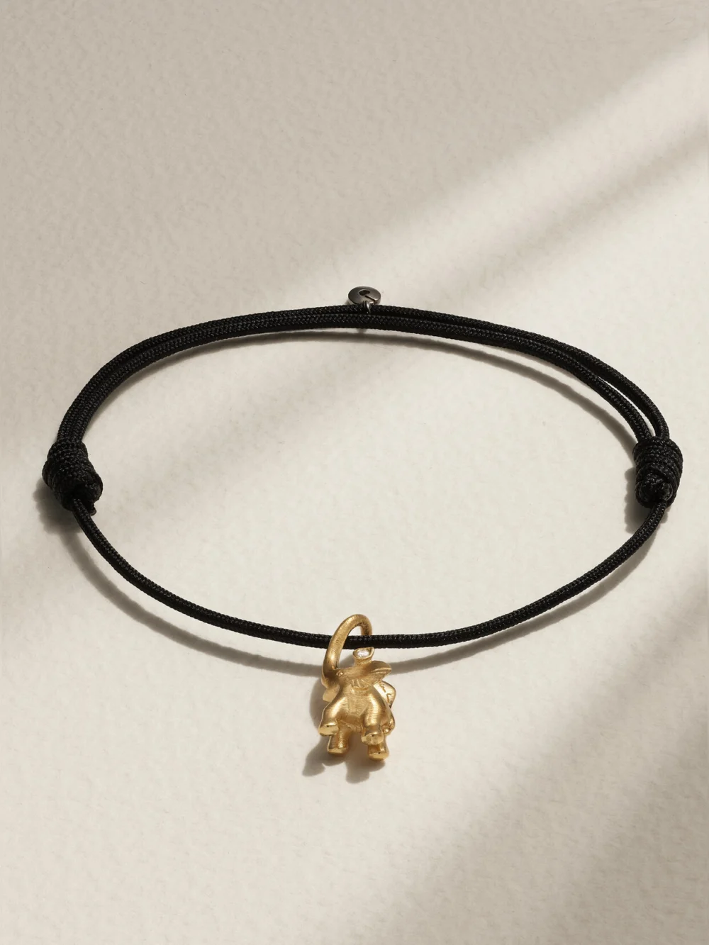 Ole Lynggaard Copenhagen My Little World 18-karat Gold and Rope Diamond Bracelet in black