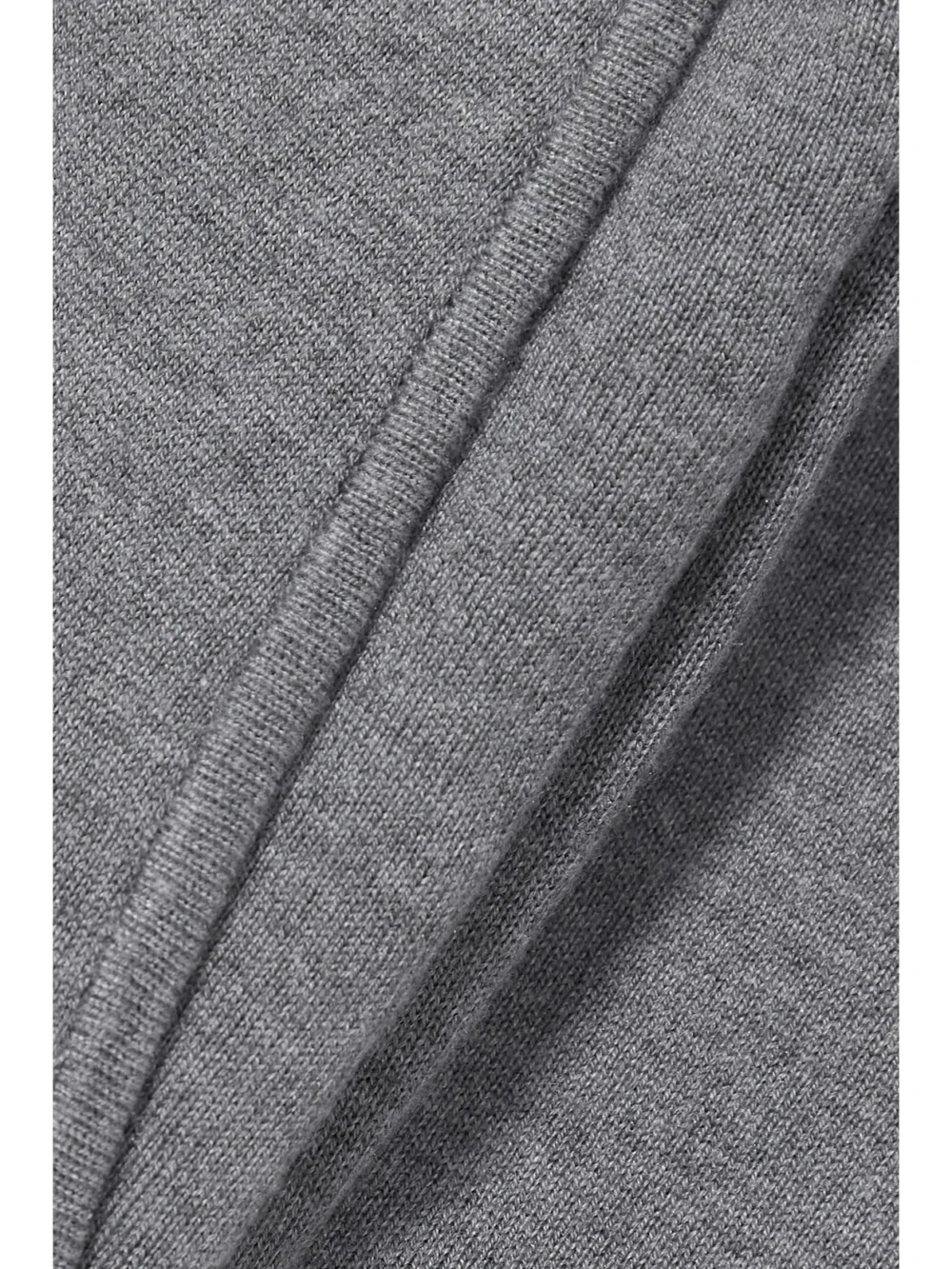 Close-up detail of the Olivia von Halle Carmel Silk and Cashmere-blend Sweatshirt and Track Pants Set