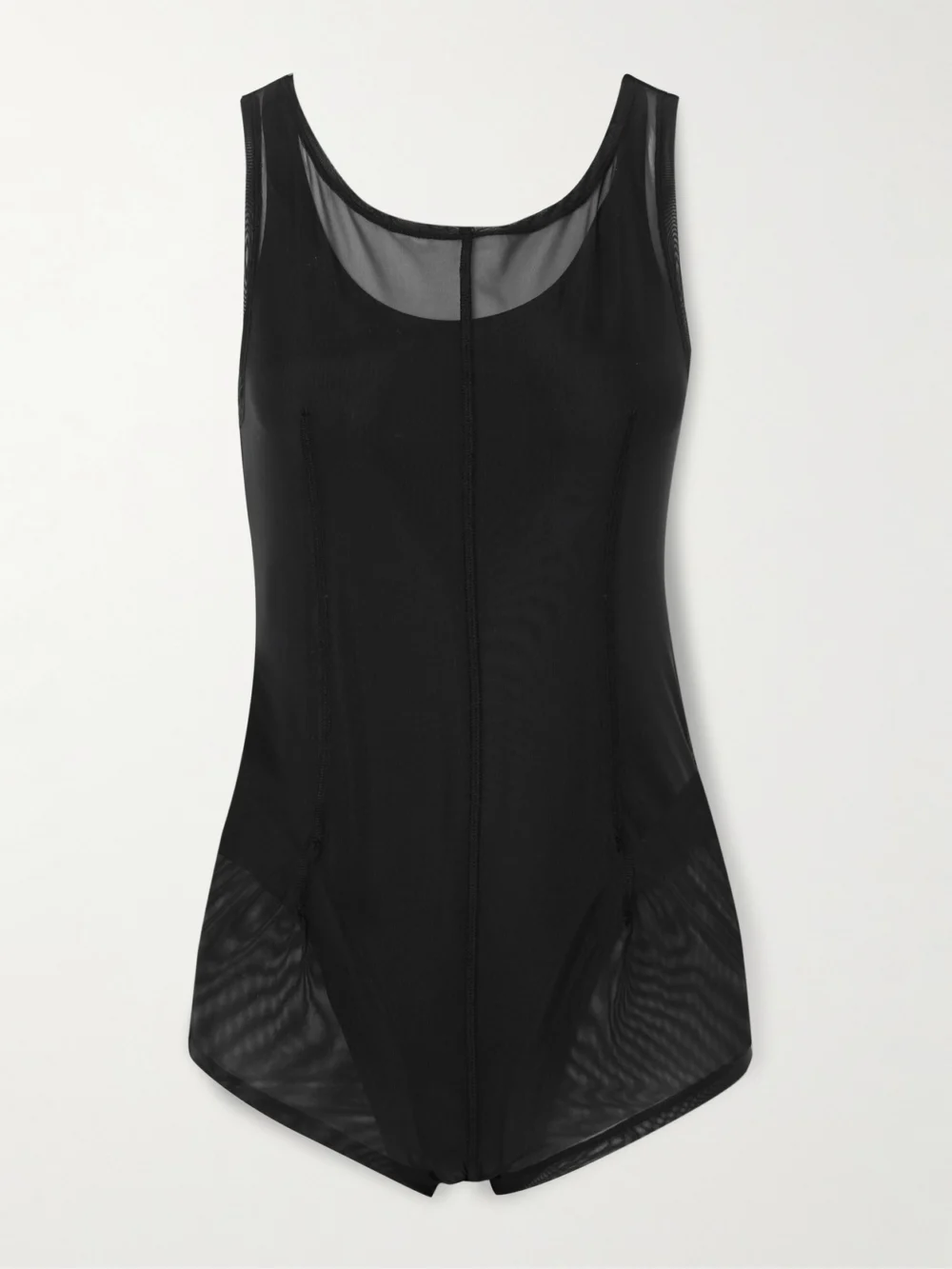 Our Legacy Mesh-paneled Swimsuit in black