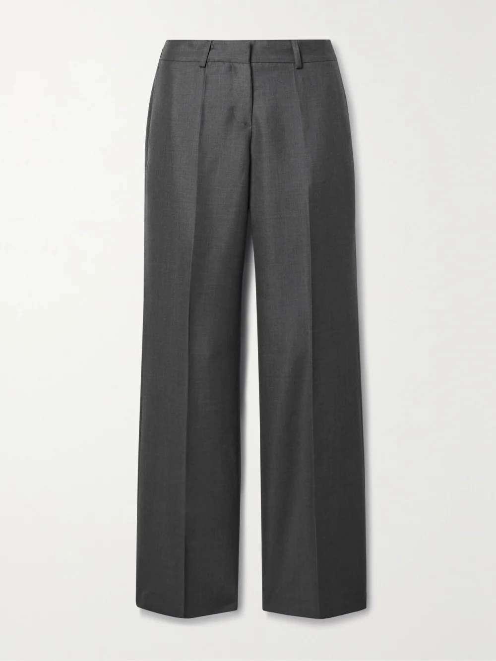 Our Legacy Wool-blend Twill Straight-leg Pants in gray