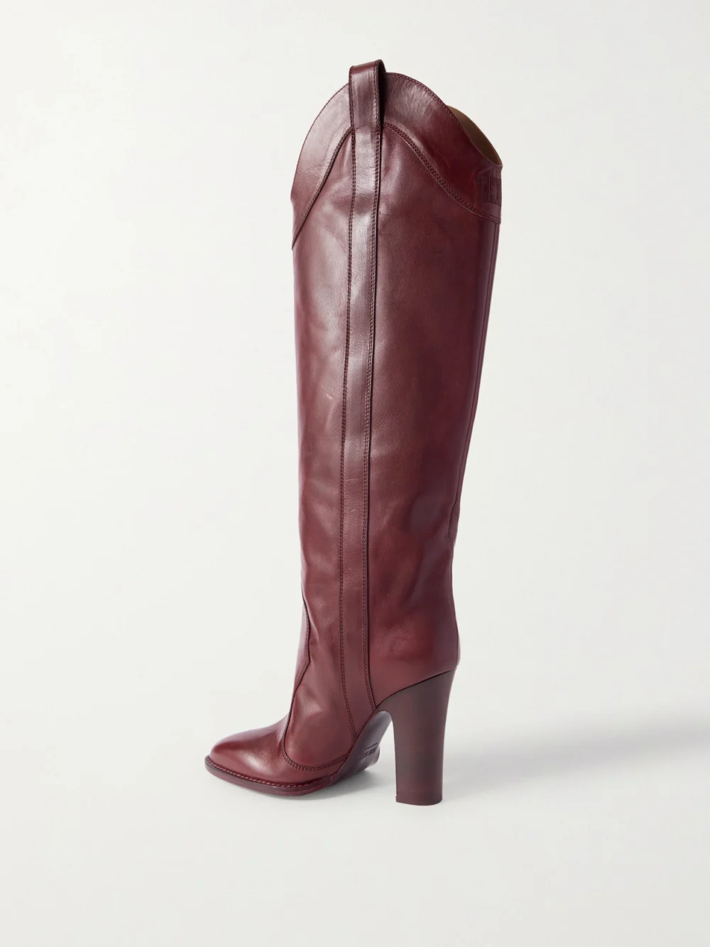 Back view of the Paris Texas Lavinia 100 Leather Knee Boots