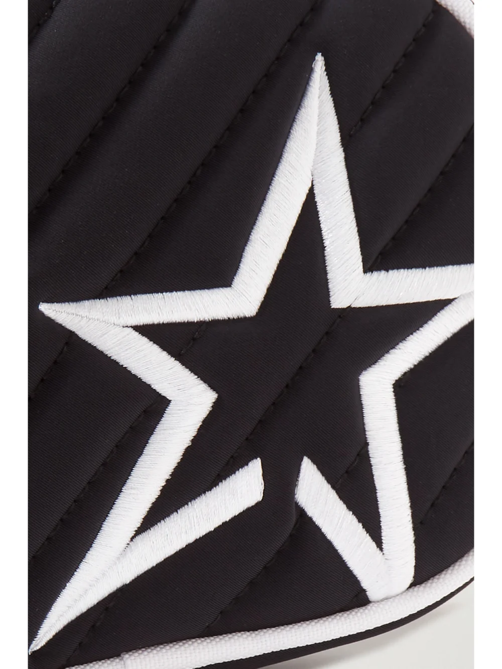 Close-up detail of the Perfect Moment Star Quilted Shell Belt Bag