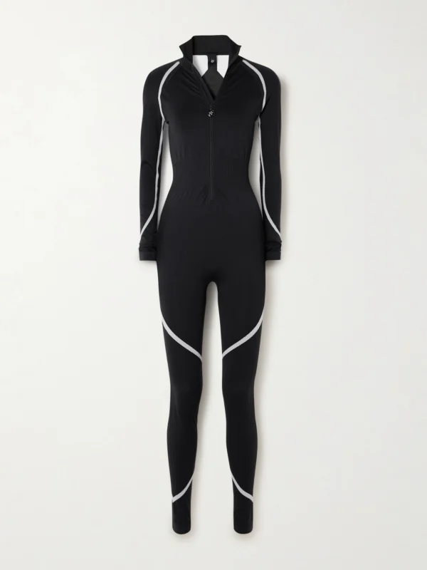 Perfect Moment Stretch-knit Ski Jumpsuit