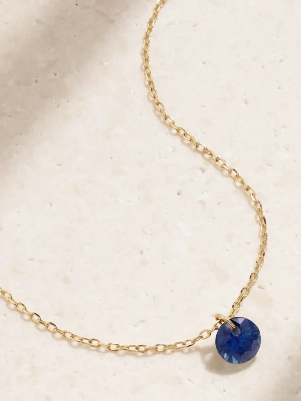 Persée 18-karat Gold Sapphire Necklace