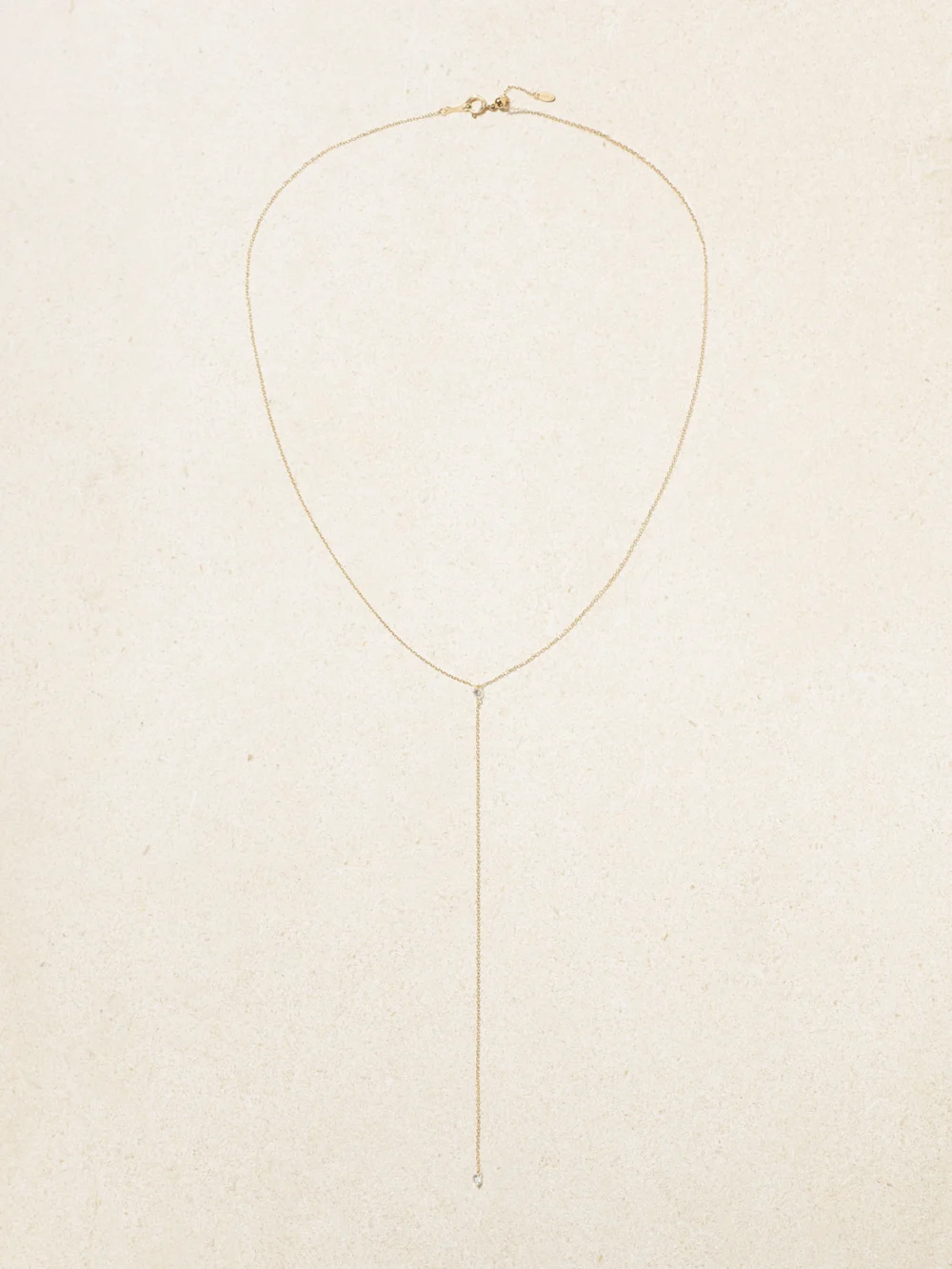 Close-up detail of the Persée Danaé 18-karat Gold Diamond Necklace