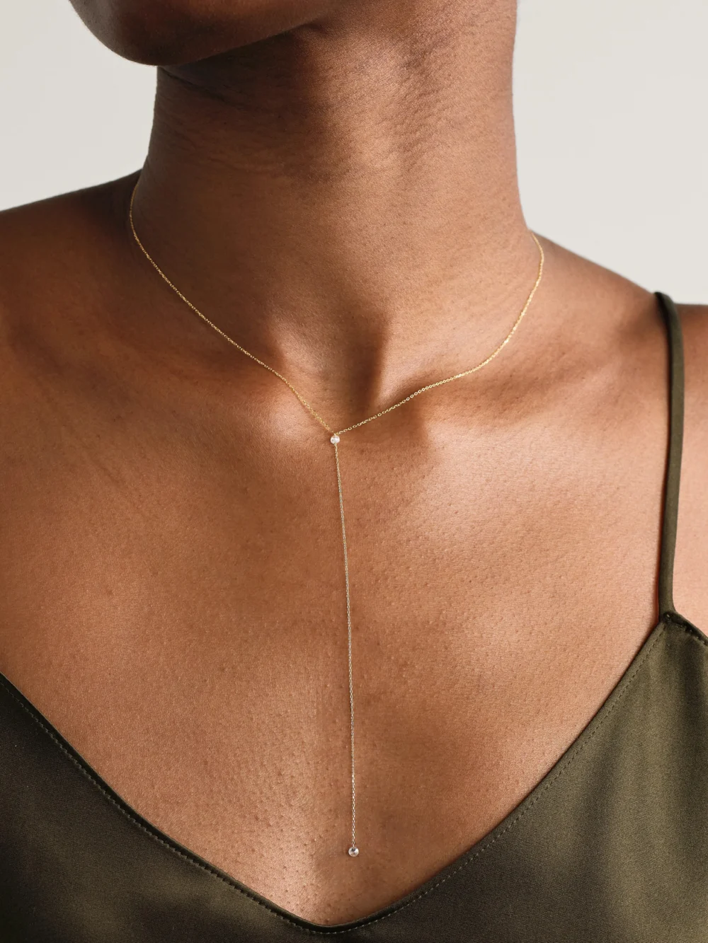 Persée Danaé 18-karat Gold Diamond Necklace, styled view