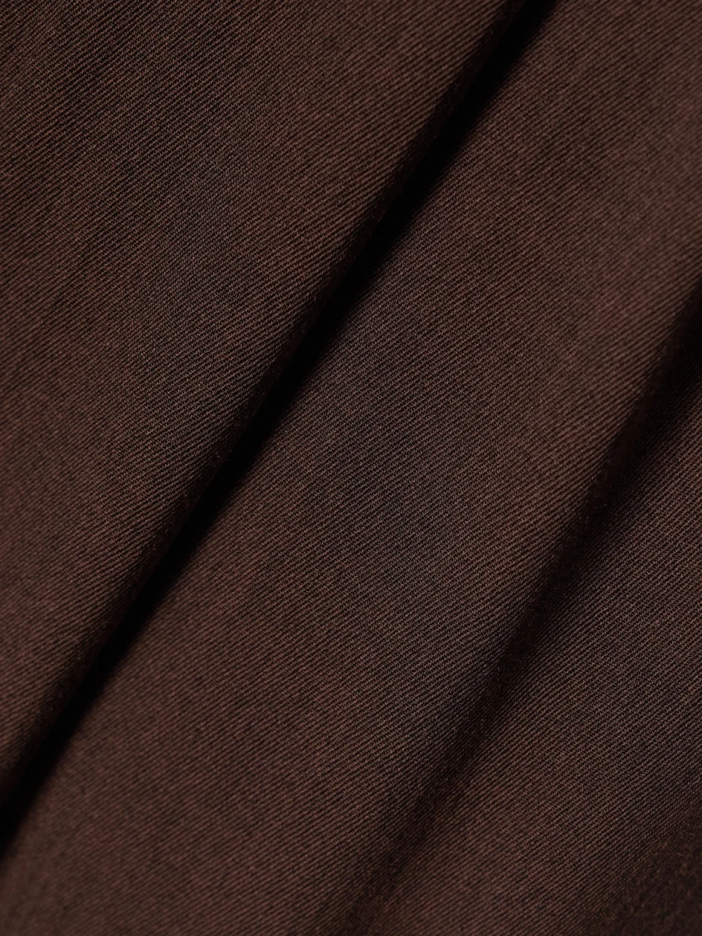Close-up detail of the Petar Petrov The Founder Pleated Wool-blend Twill Wide-leg Pants