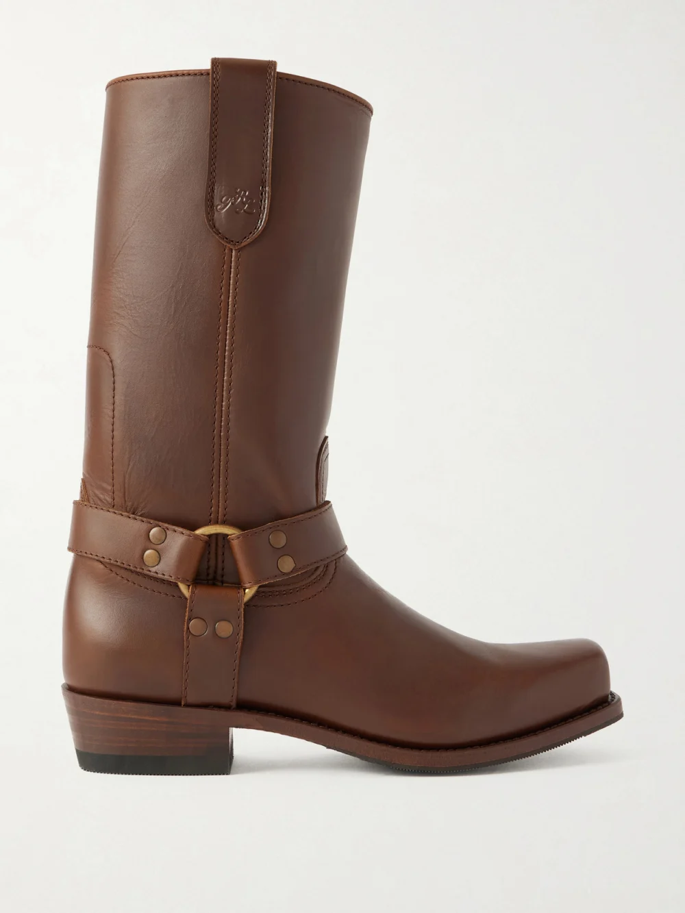 Polo Ralph Lauren Leather Knee Boots in brown