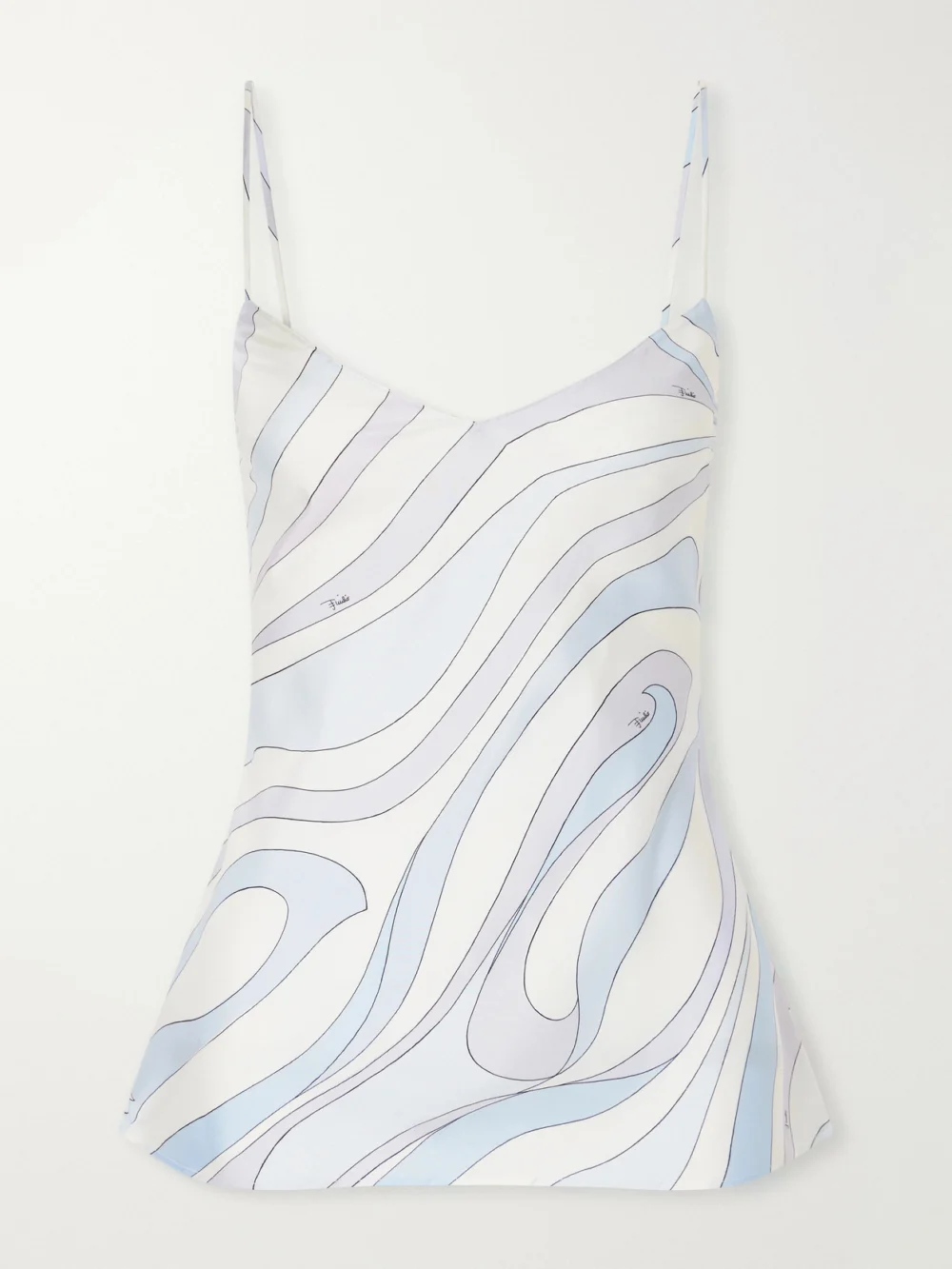 Pucci Printed Silk-twill Cami in multi