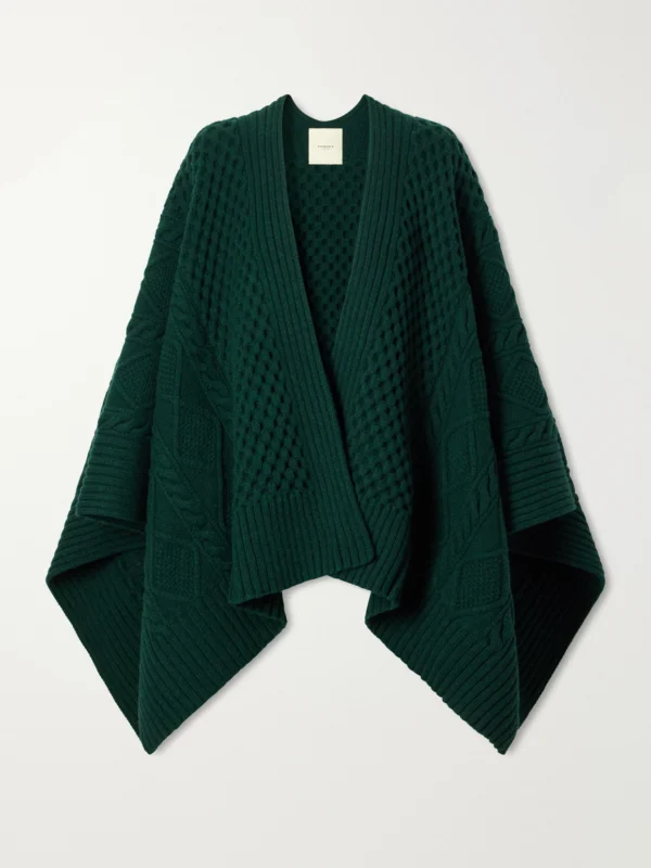 Purdey Lammer Muir Wool and Cashmere-blend Cape