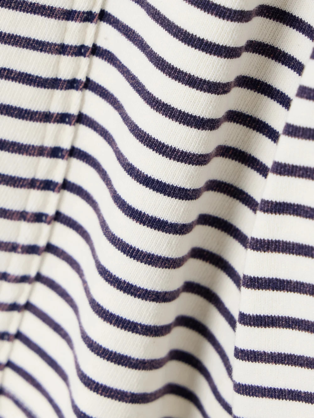 Close-up detail of the R13 Striped Cotton-jersey Shorts
