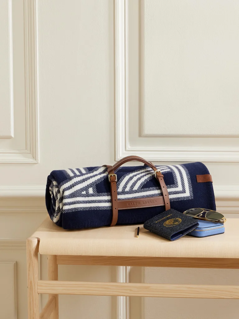 Ralph Lauren Home Berken Merino Wool and Cashmere-blend Jacquard Blanket