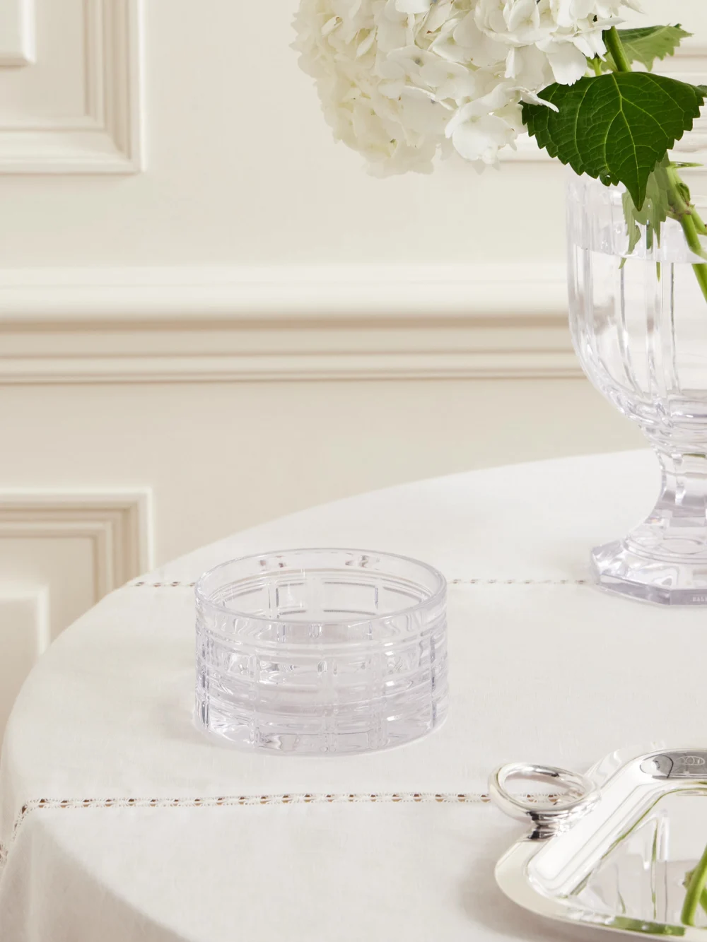 Ralph Lauren Home Hudson Crystal Bowl, styled view