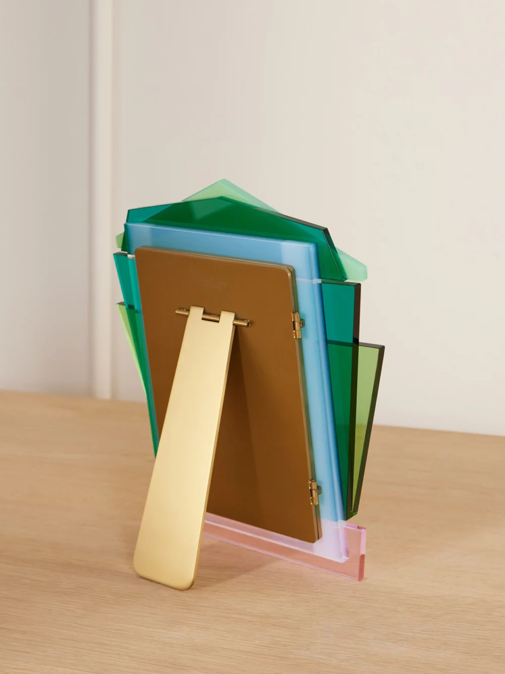 Back view of the Reflections Copenhagen Dearest Crystal and Stainless Steel Frame